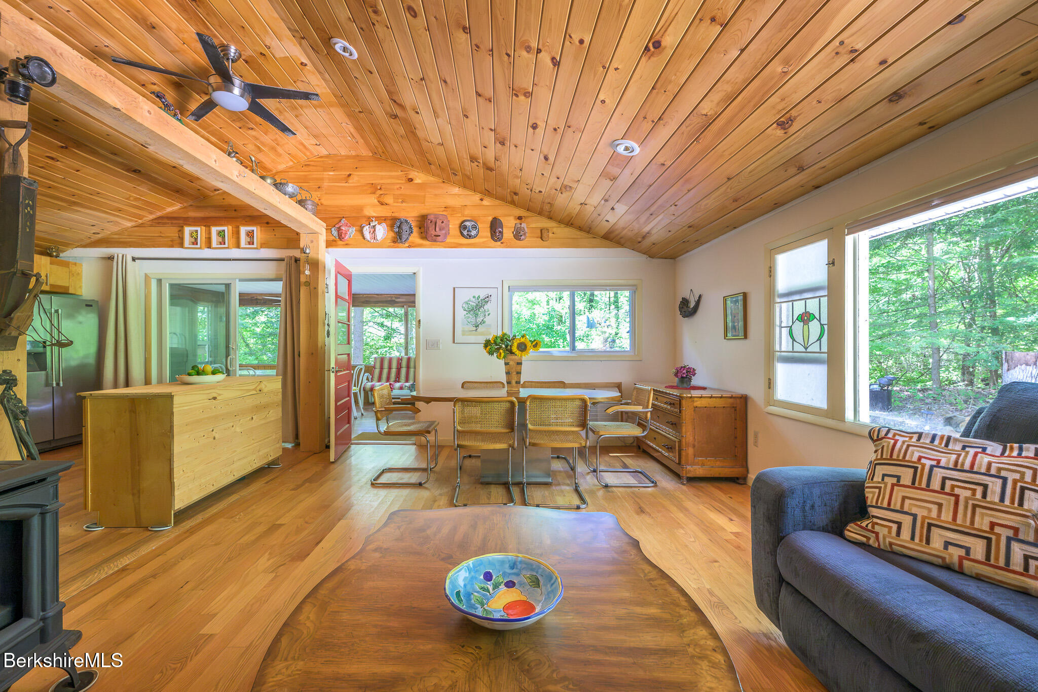 2 Woods Road Stockbridge, MA 01262 - Photo 12 of 35 Living/Dining Room