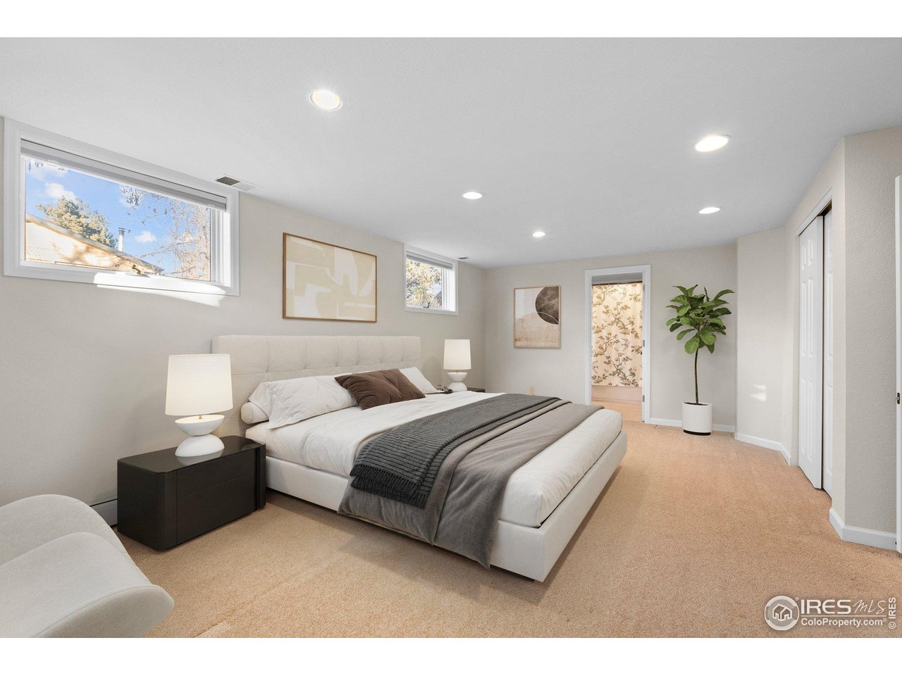 819 Gapter Road Boulder, CO 80303 - Photo 29 of 44 Lower-level bedroom (virtually staged)