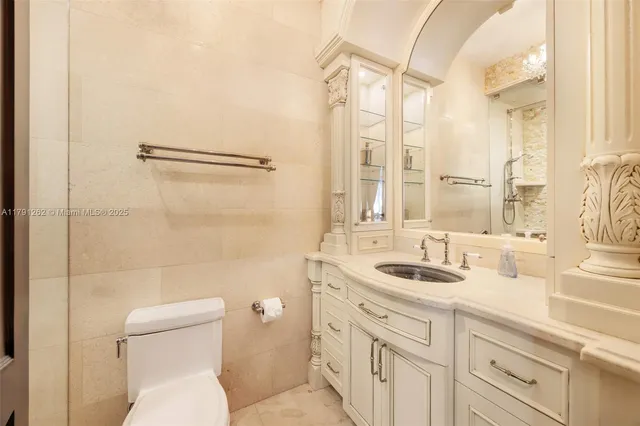 a bathroom with a sink and a toilet