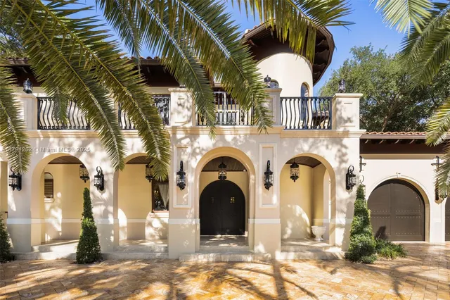 a view of a house with a snow yard