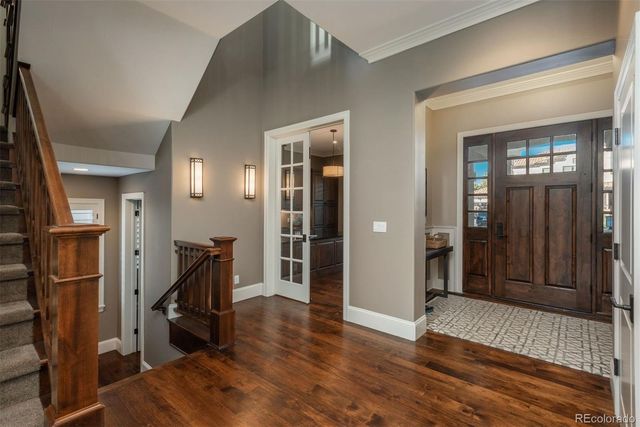 wooden floor in an empty room