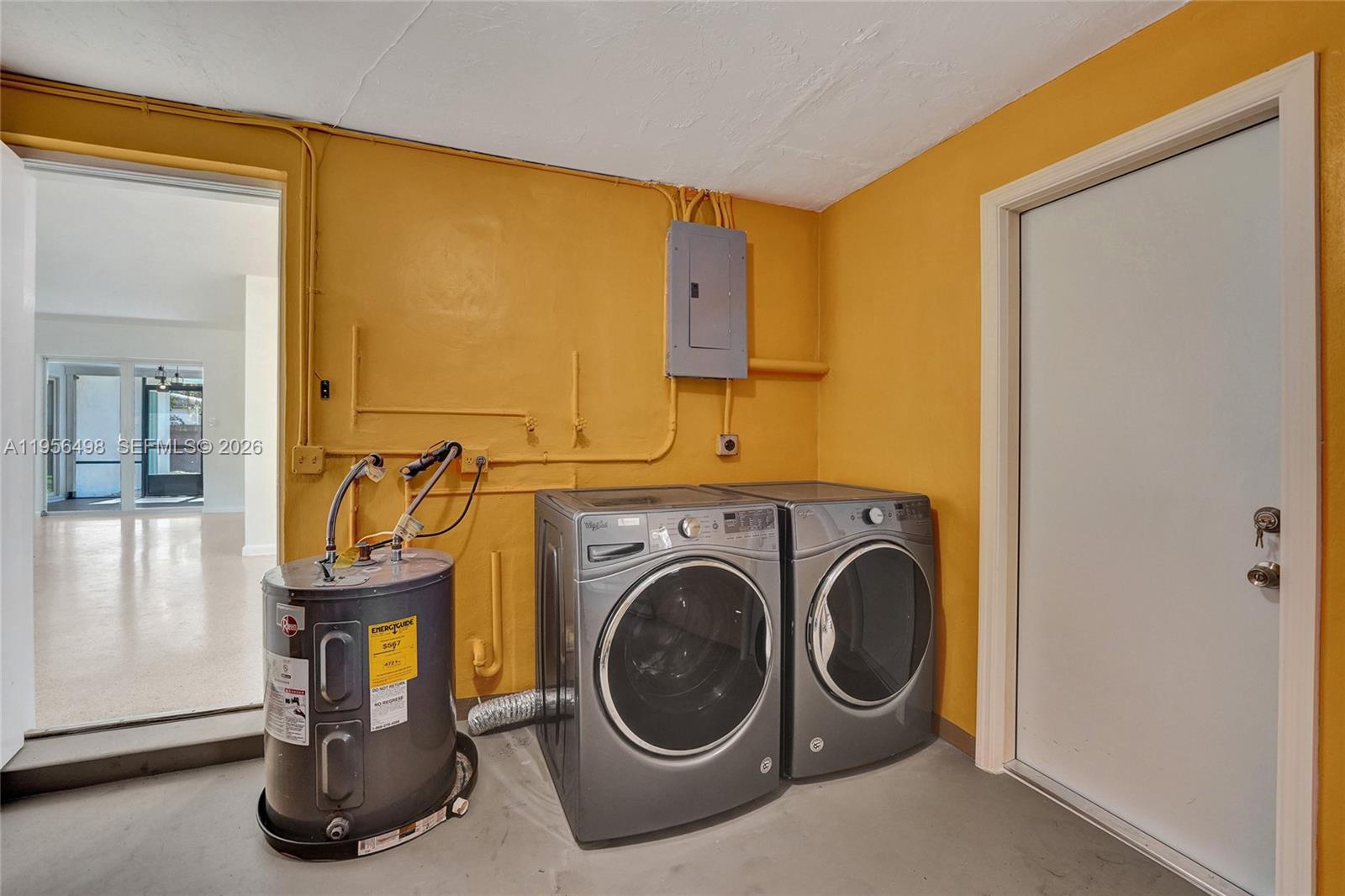 3816 West Park Road Hollywood, FL 33021 - Photo 48 of 55 WASHER/DRYER & WATER HEATER IN GARAGE