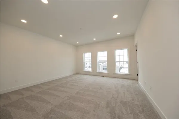 a view of an empty room