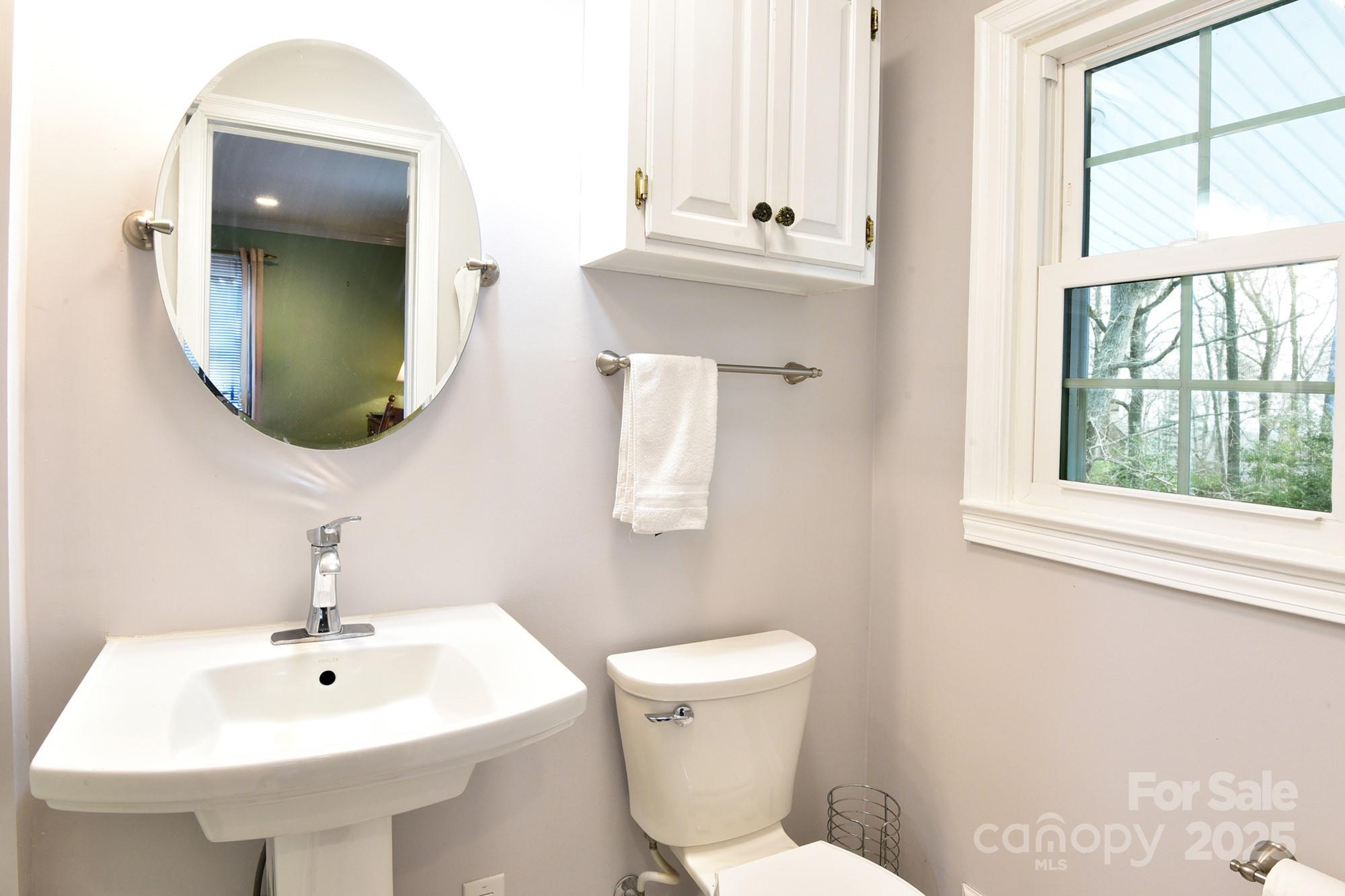 215 Biscoe Road Troy, NC 27371 - Photo 14 of 33 a bathroom with a toilet sink and mirror