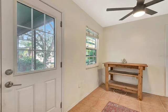 front view of a house with a small yard