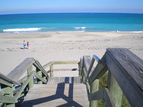 a view of beach and ocean
