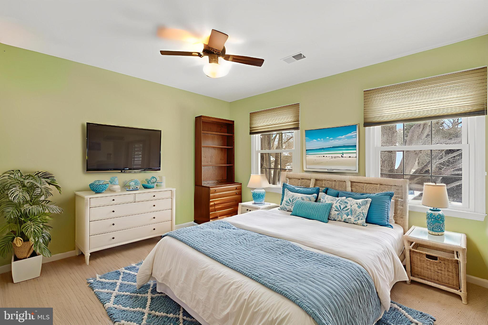 8836 Shadowlake Way Springfield, VA 22153 - Photo 74 of 77 Serene bedroom with coastal charm.