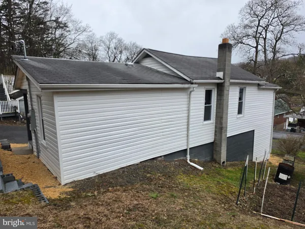 a backyard of a house