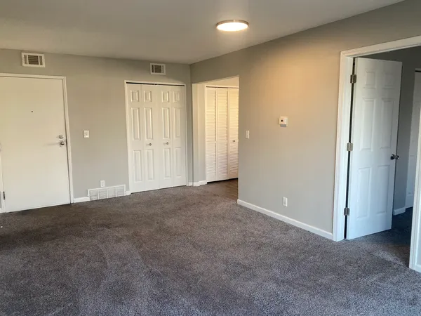 a view of an empty room