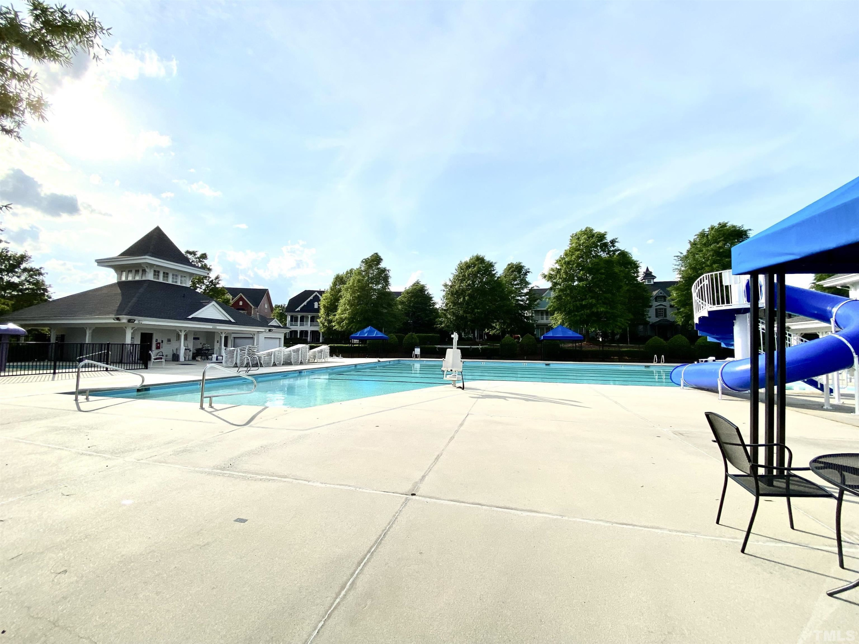 1213 Hemby Ridge Lane Morrisville, NC 27560 - Photo 54 of 60 a view of an outdoor space and basketball court
