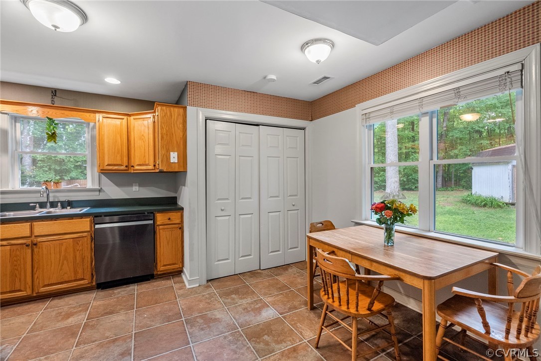 1775 Hawk Town Road Maidens, VA 23102 - Photo 11 of 27 a kitchen with a sink and large window