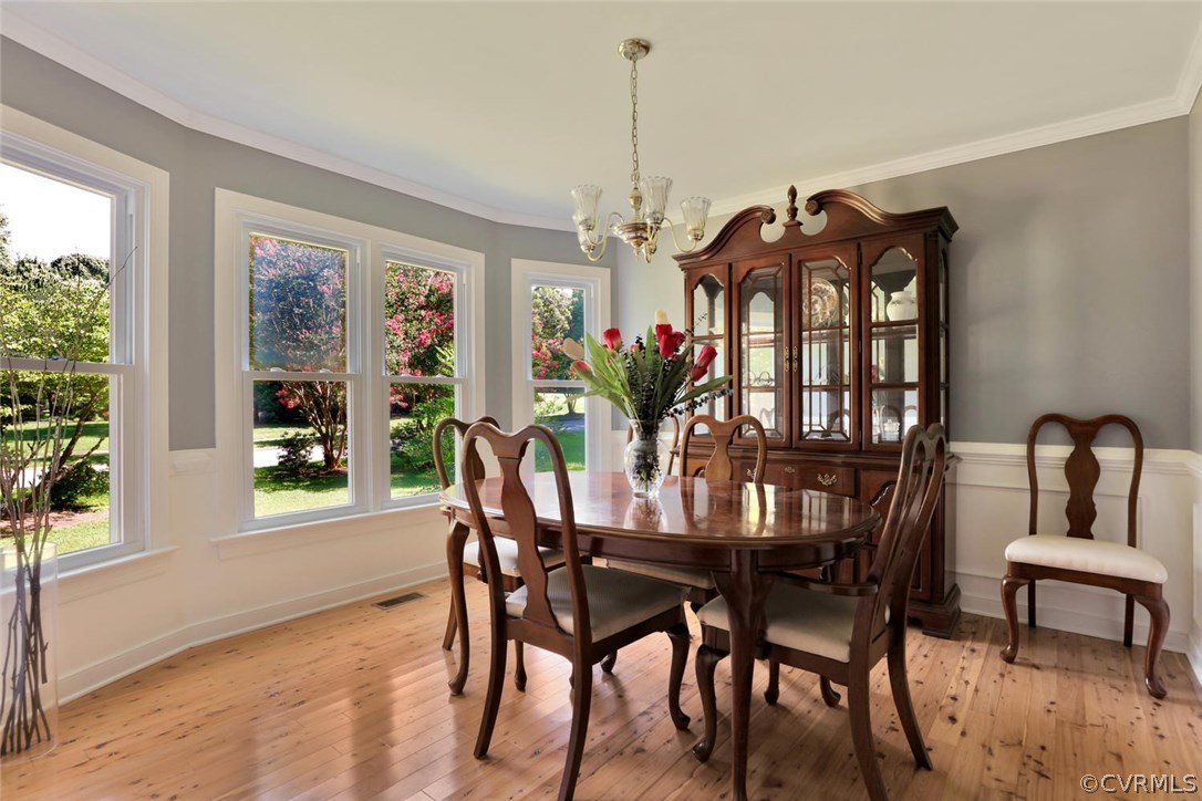 14903 Gates Mill Road Midlothian, VA 23112 - Photo 6 of 34 a view of a dining room with furniture window and outside view