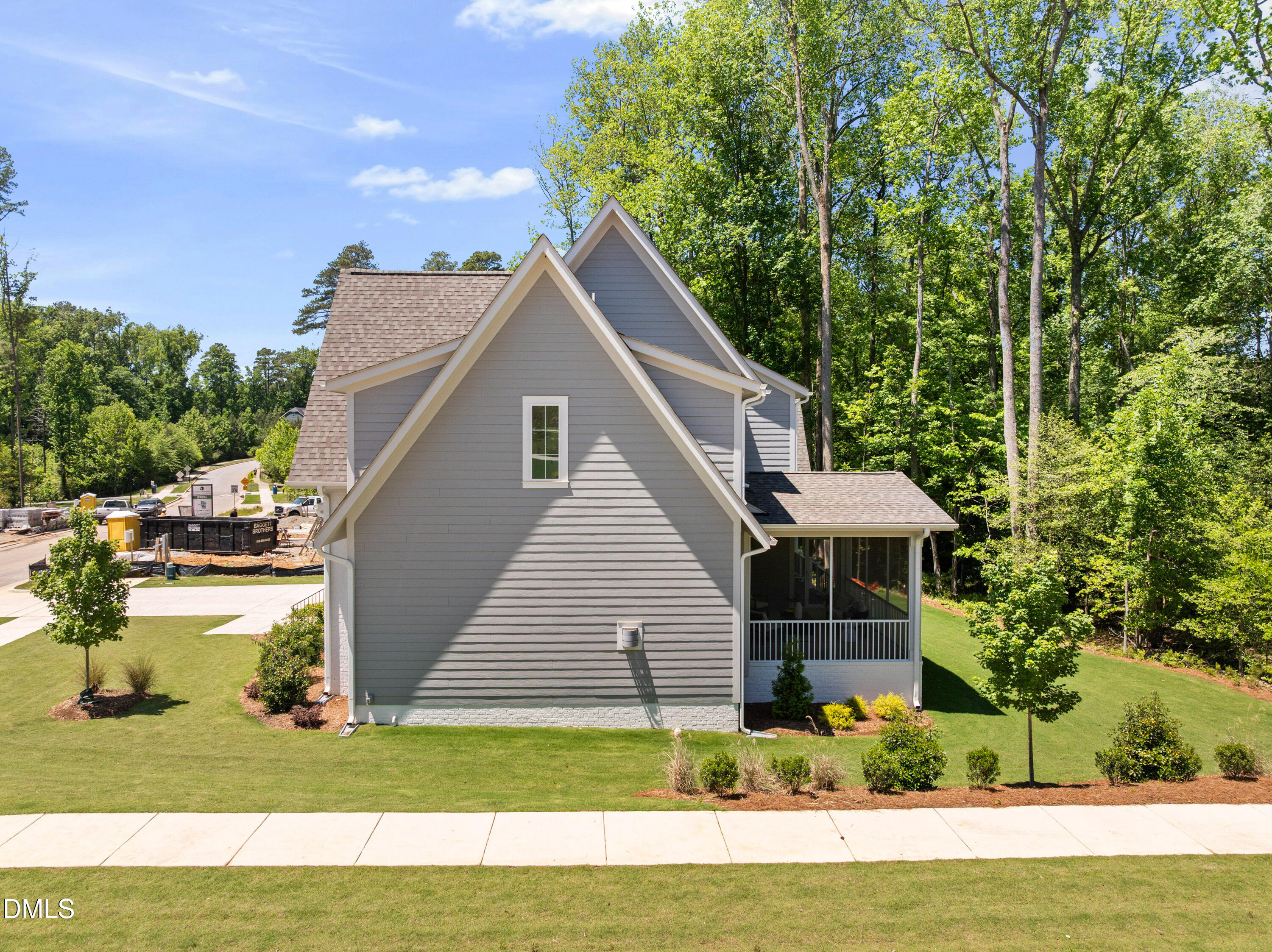 3340 Colby Chase Drive Apex, NC 27539 - Photo 63 of 80 a view of a house with backyard and sitting area