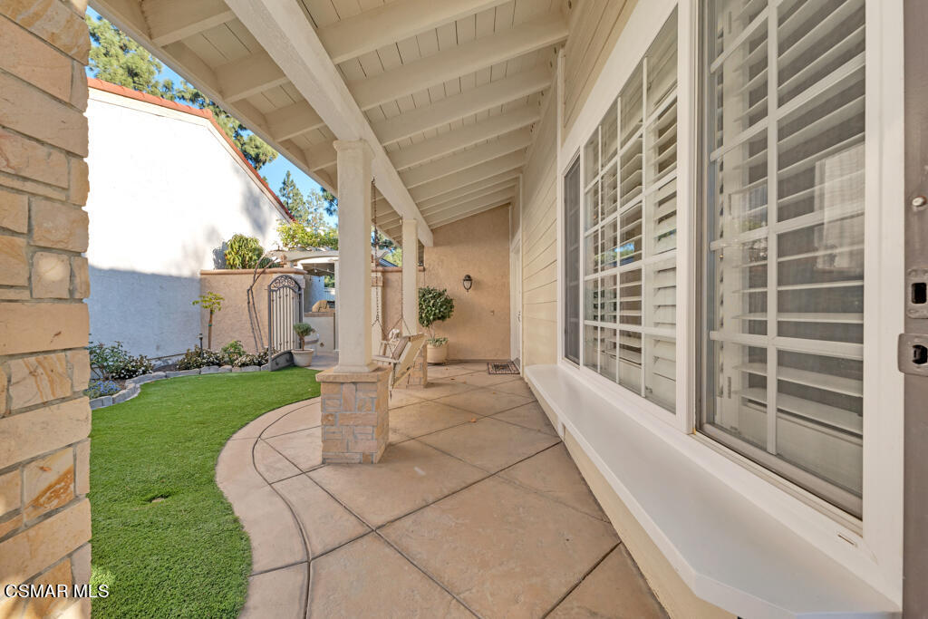 2932 Morningside Drive Thousand Oaks, CA 91362 - Photo 3 of 39 a view of a porch with a backyard
