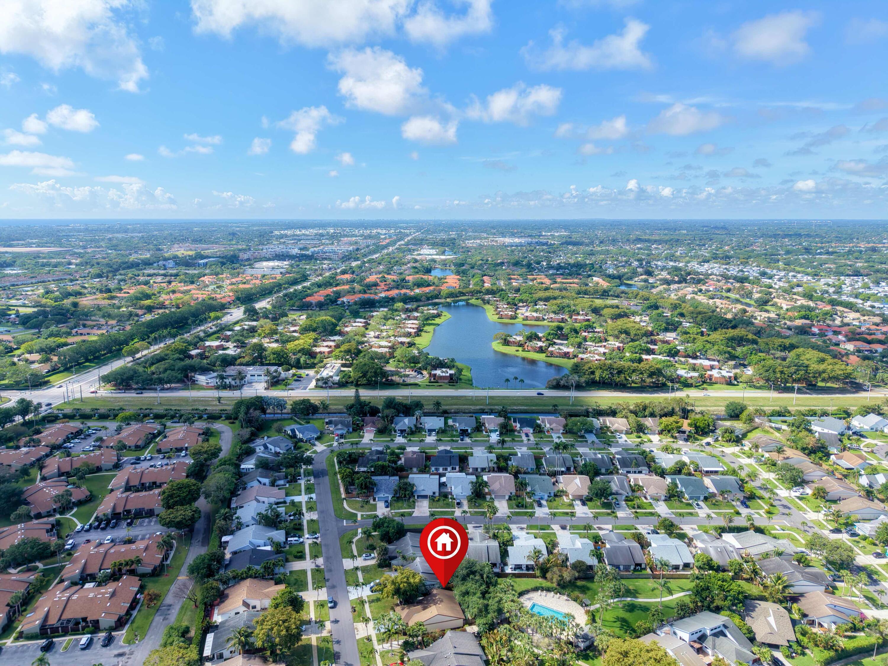 56 Baytree Circle Boynton Beach, FL 33436 - Photo 38 of 41 Panoramic to South