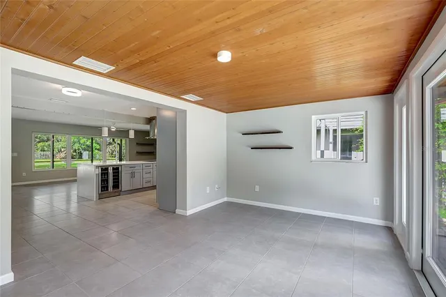 a bathroom with 2 sink and a mirror