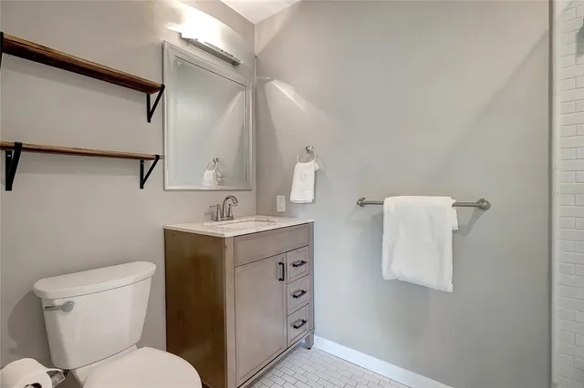 a view of swimming pool from a balcony