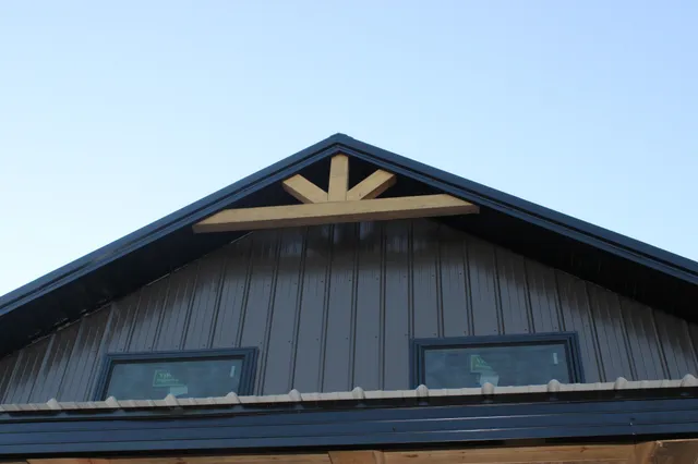 a small place with a wooden cabinet