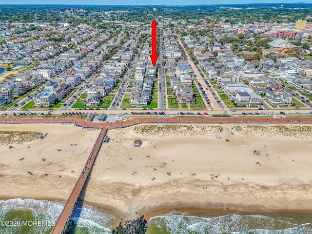 a view of swimming pool with red walls