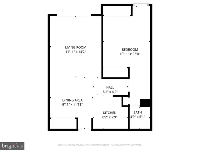 a picture of a bench in front of a door