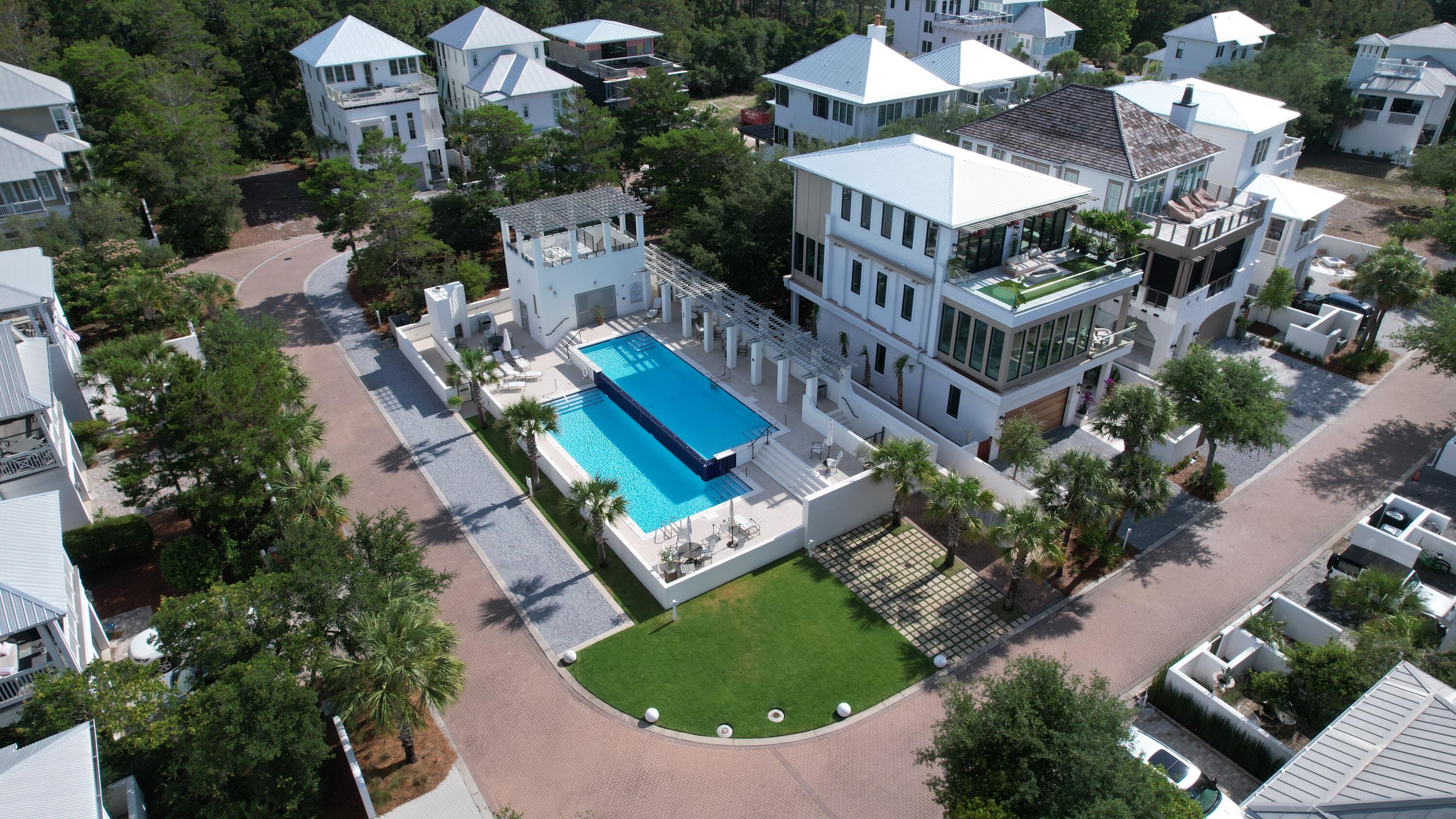 30 Sand Oaks Circle Santa Rosa Beach, FL 32459 - Photo 6 of 14 an aerial view of a house with a garden