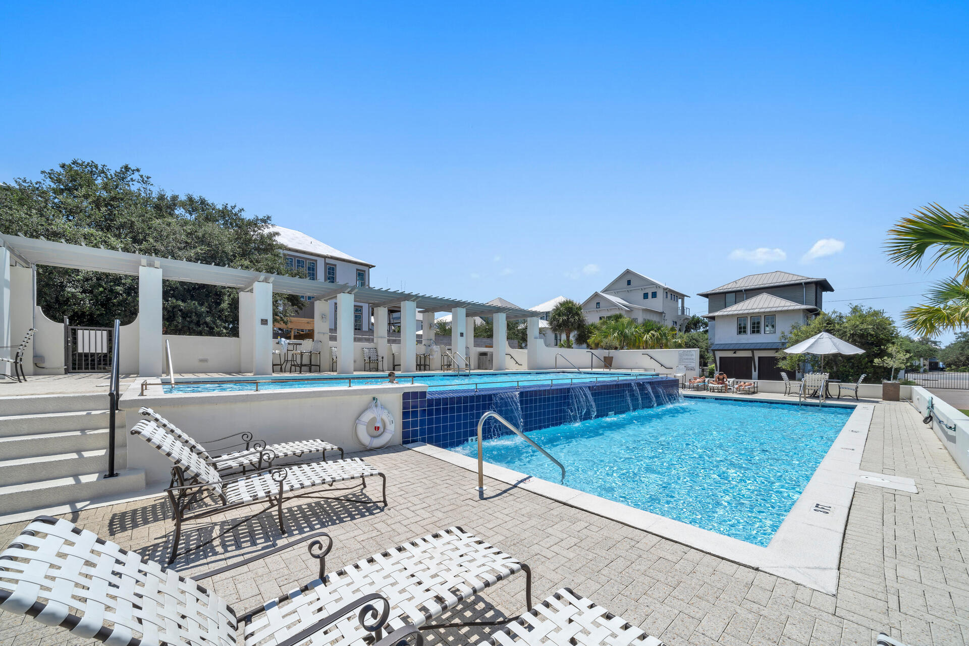 30 Sand Oaks Circle Santa Rosa Beach, FL 32459 - Photo 8 of 14 a view of house with swimming pool outdoor seating