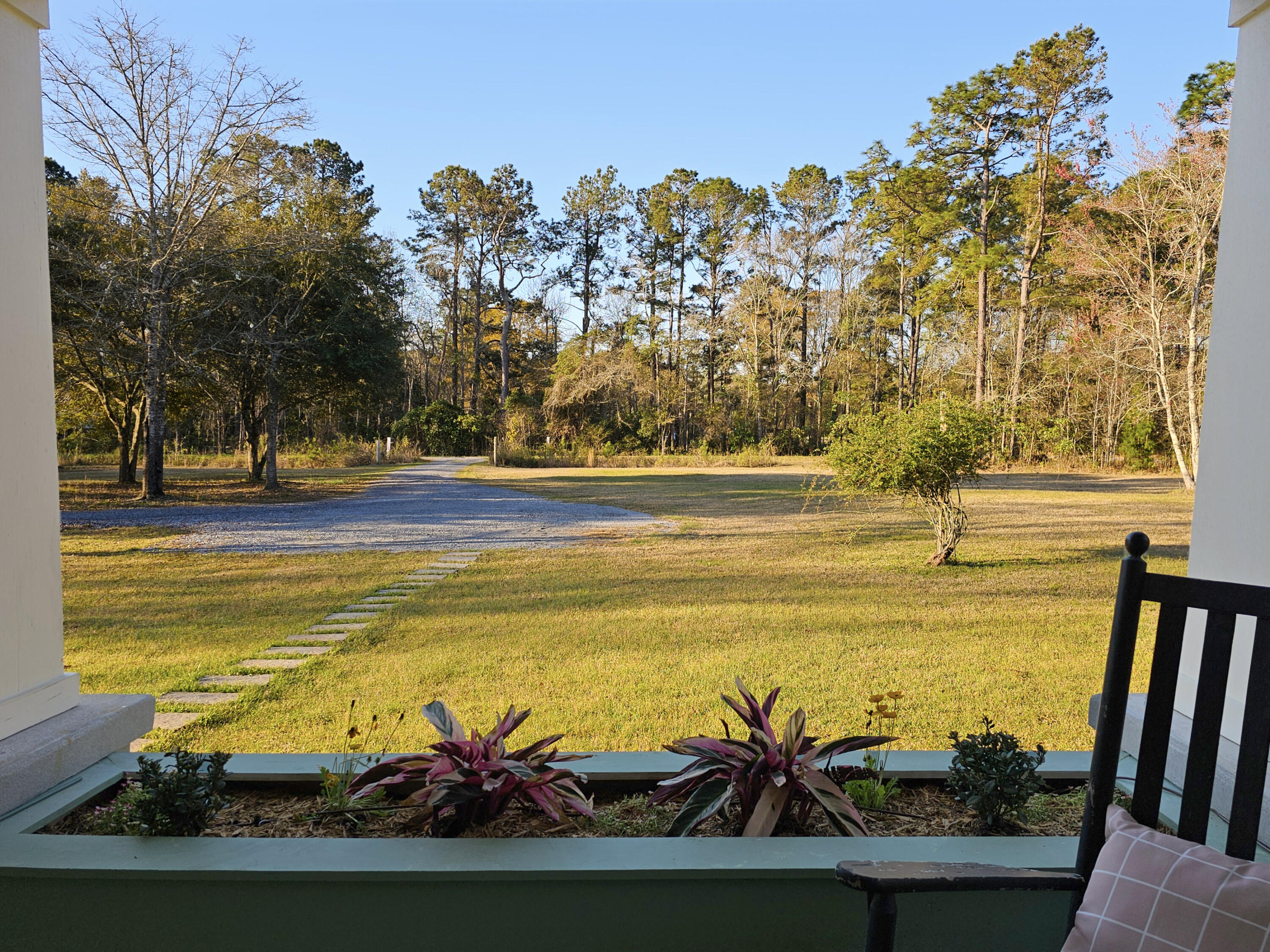 10044 State Rd S-10-1336 McClellanville, SC 29458 - Photo 43 of 53 front porch toward road