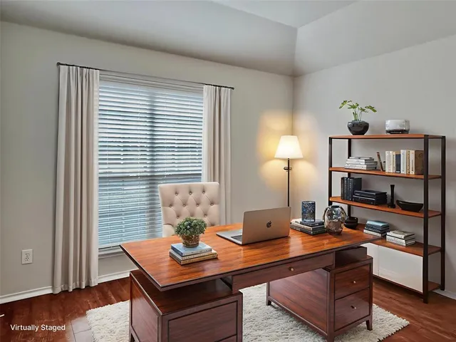 a room with furniture and window