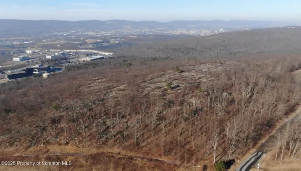 a view of city and mountain
