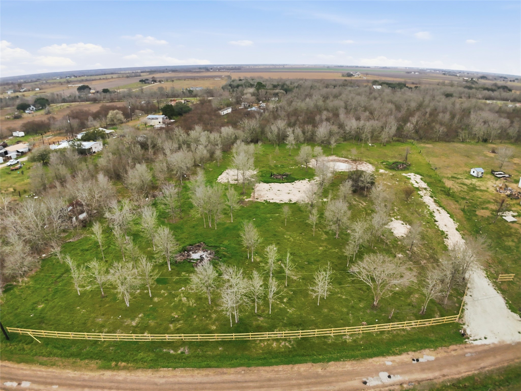 0 Willow Road Wallis, TX 77485 - Photo 2 of 29 an aerial view of residential houses with outdoor space