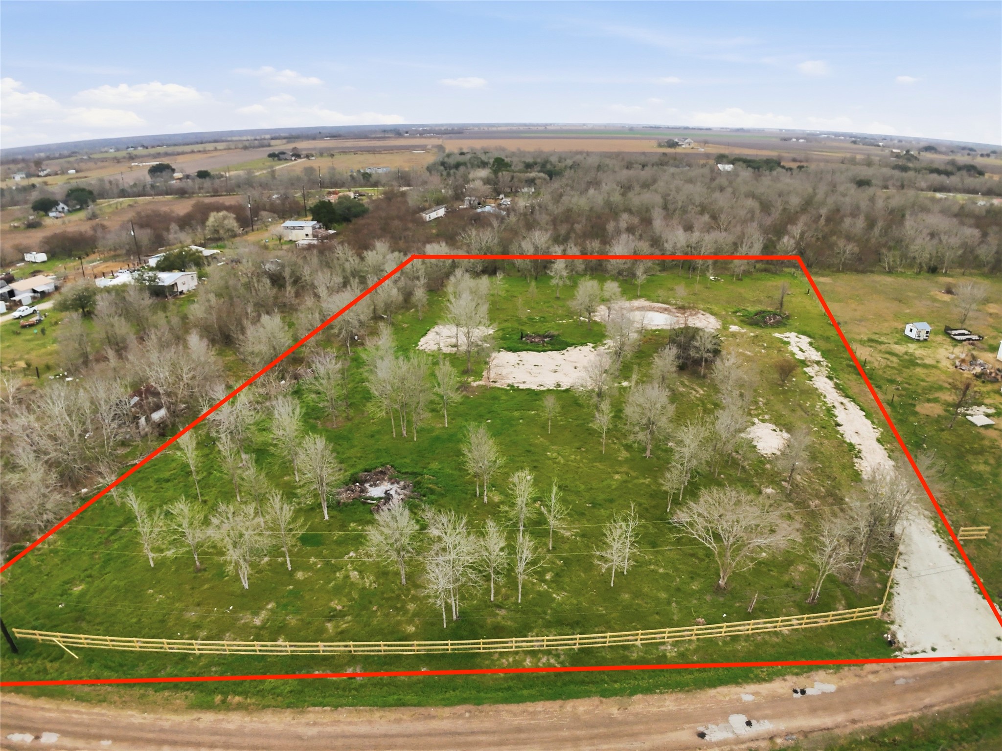 0 Willow Road Wallis, TX 77485 - Photo 3 of 29 an aerial view of residential houses with outdoor space