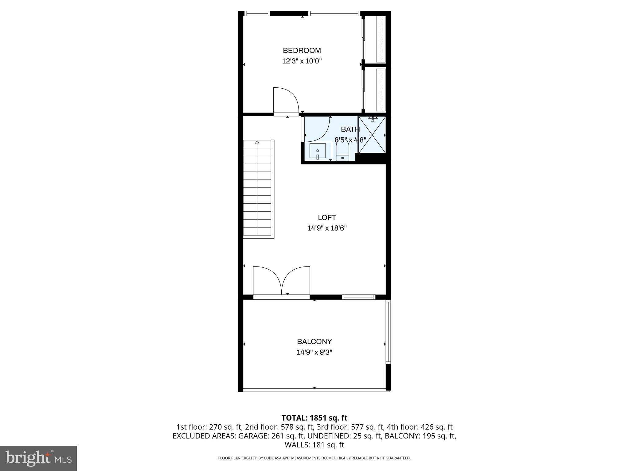 4973 Lakeside Crossing Chantilly, VA 20151 - Photo 39 of 40 Fourth Level Floorplan