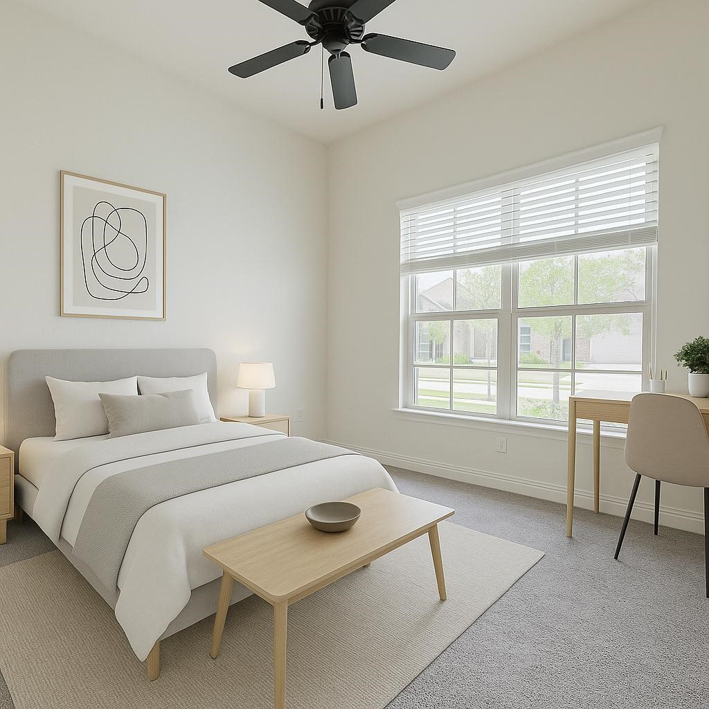 6710 Gallinas Way Spring, TX 77379 - Photo 16 of 31 VS Bedroom downstairs
