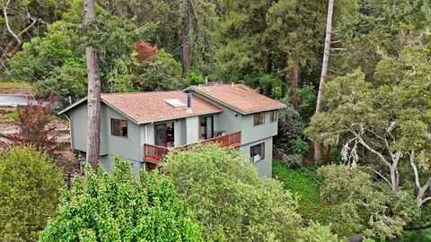 a house view with a seating space