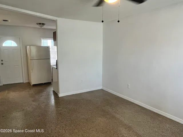 a view of an empty room