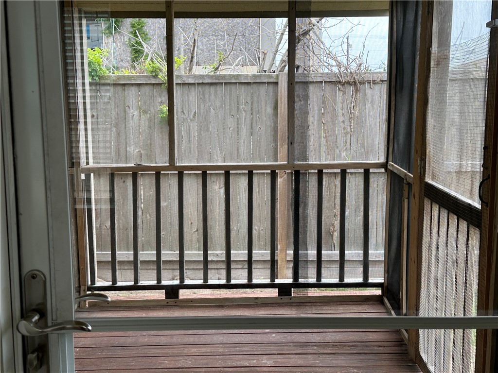 230 Lola Johnson Road Corpus Christi, TX 78418 - Photo 5 of 40 a view of wooden balcony