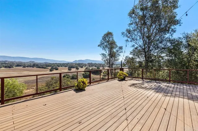 a view of an lake and mountain