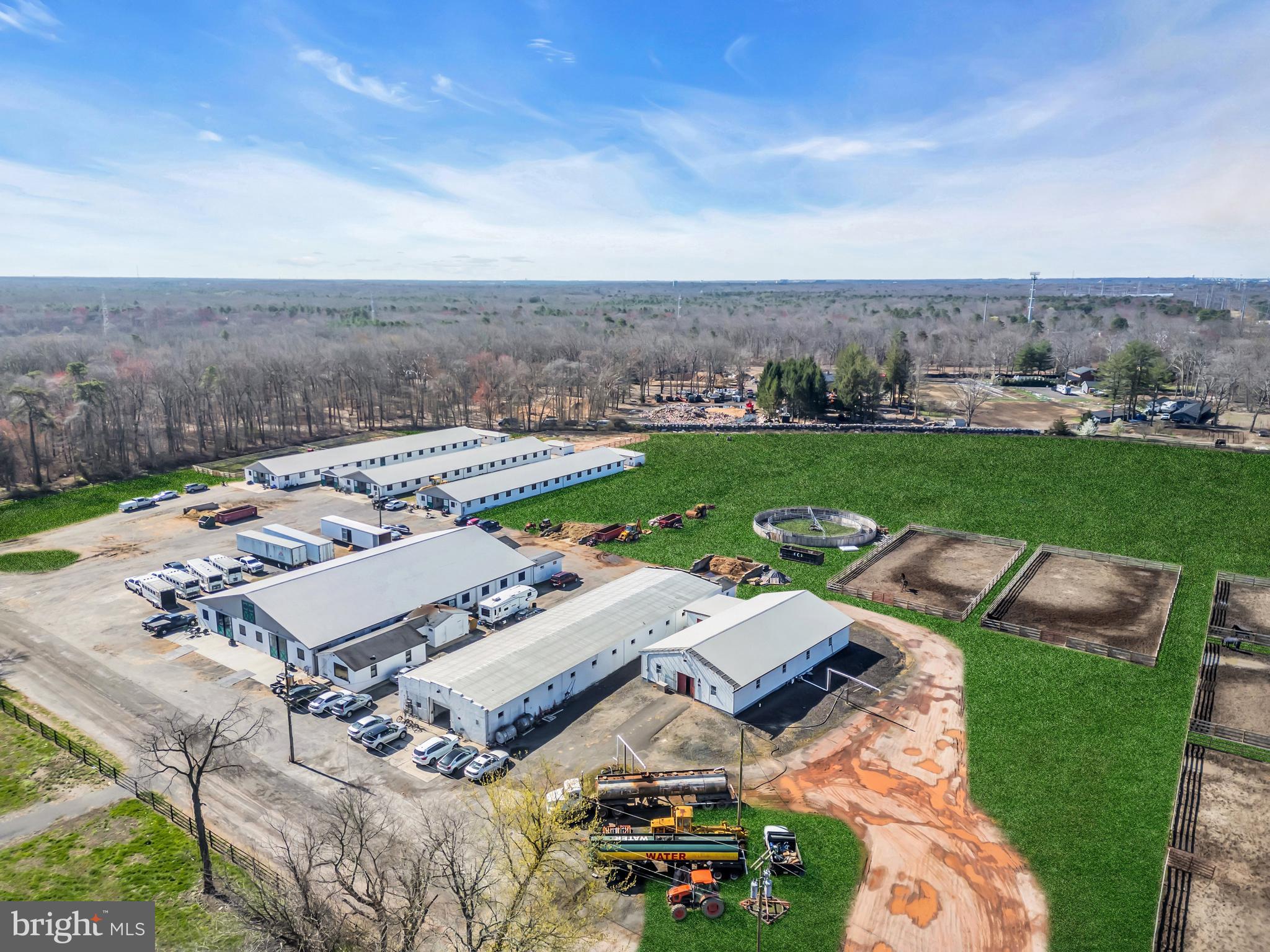 935 Lakewood Farmingdale Road Howell, NJ 07731 - Photo 23 of 28 an aerial view of a house with a garden