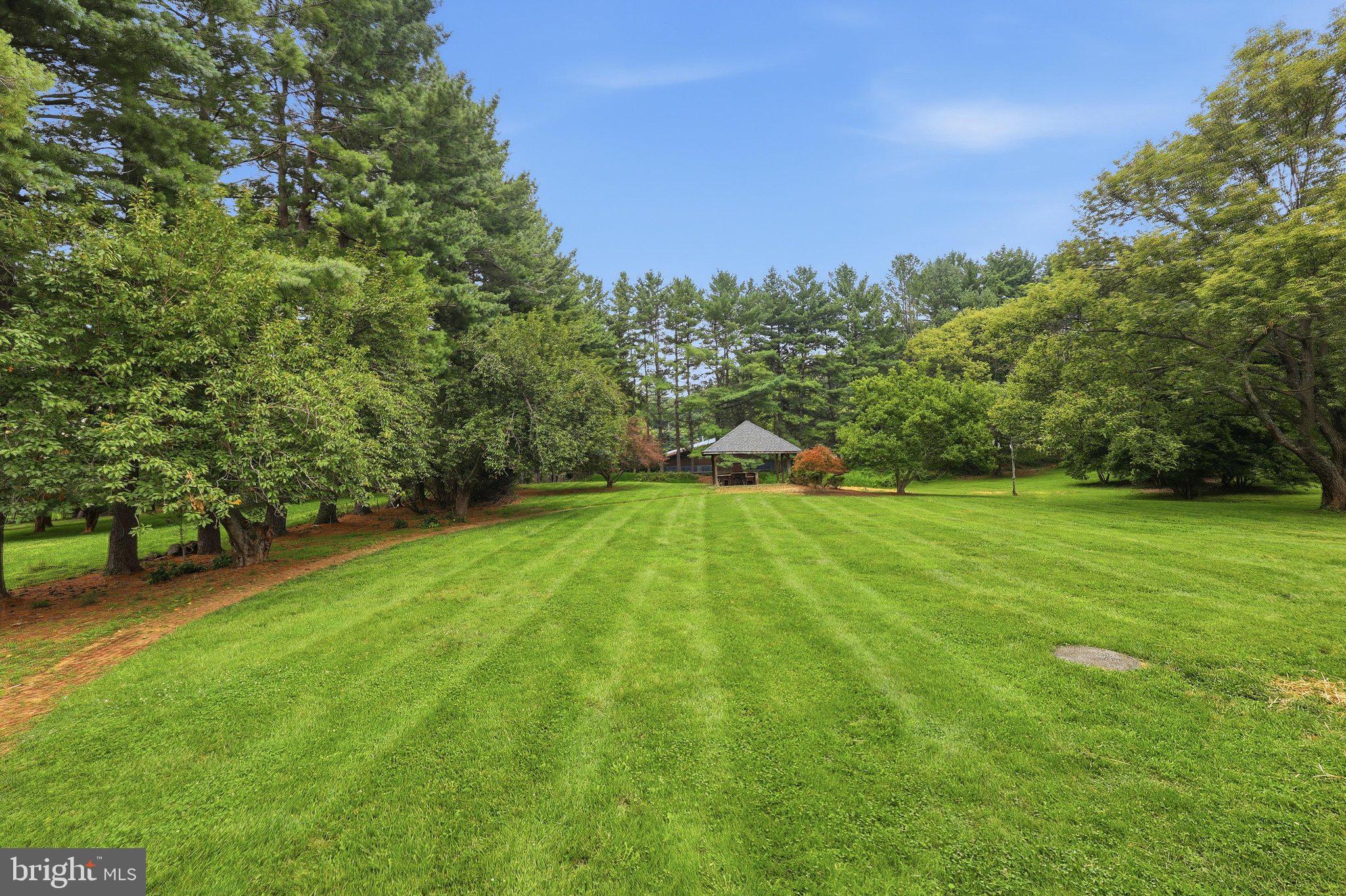 3301 Jennings Chapel Road Woodbine, MD 21797 - Photo 57 of 71 Brick sidewalk winds from house to pavilion