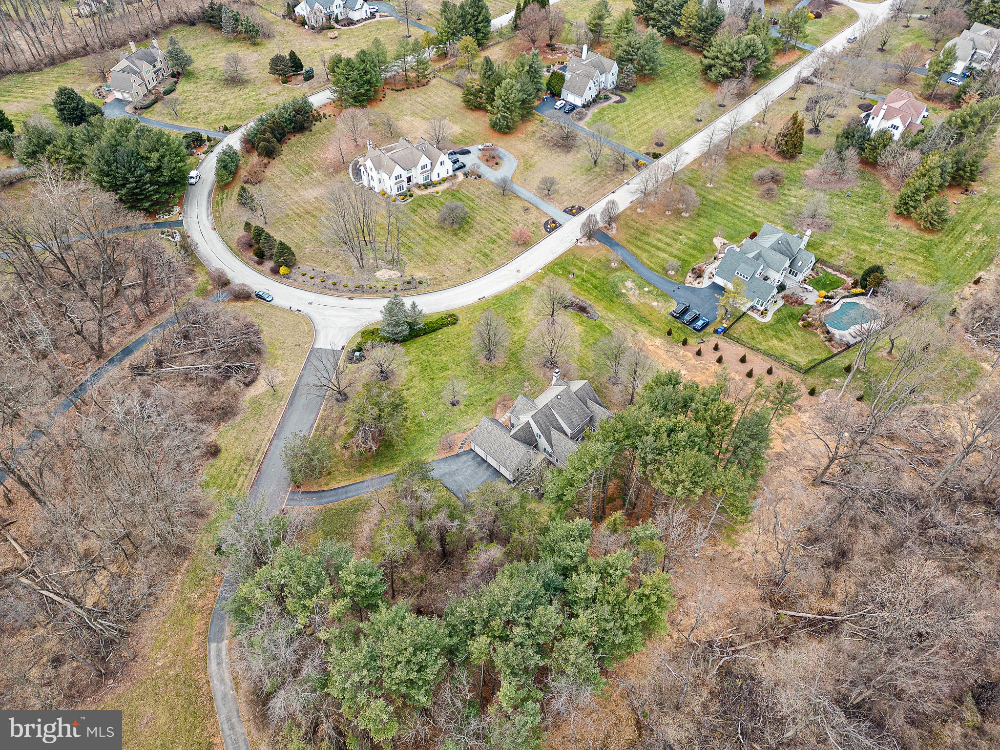 21 Ridings Way Chadds Ford, PA 19317 - Photo 33 of 34 Arial view of neighbors homes