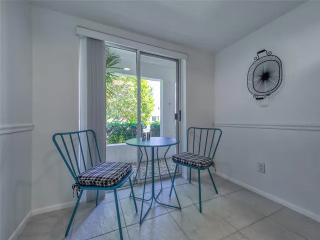 a view of two chairs in a room