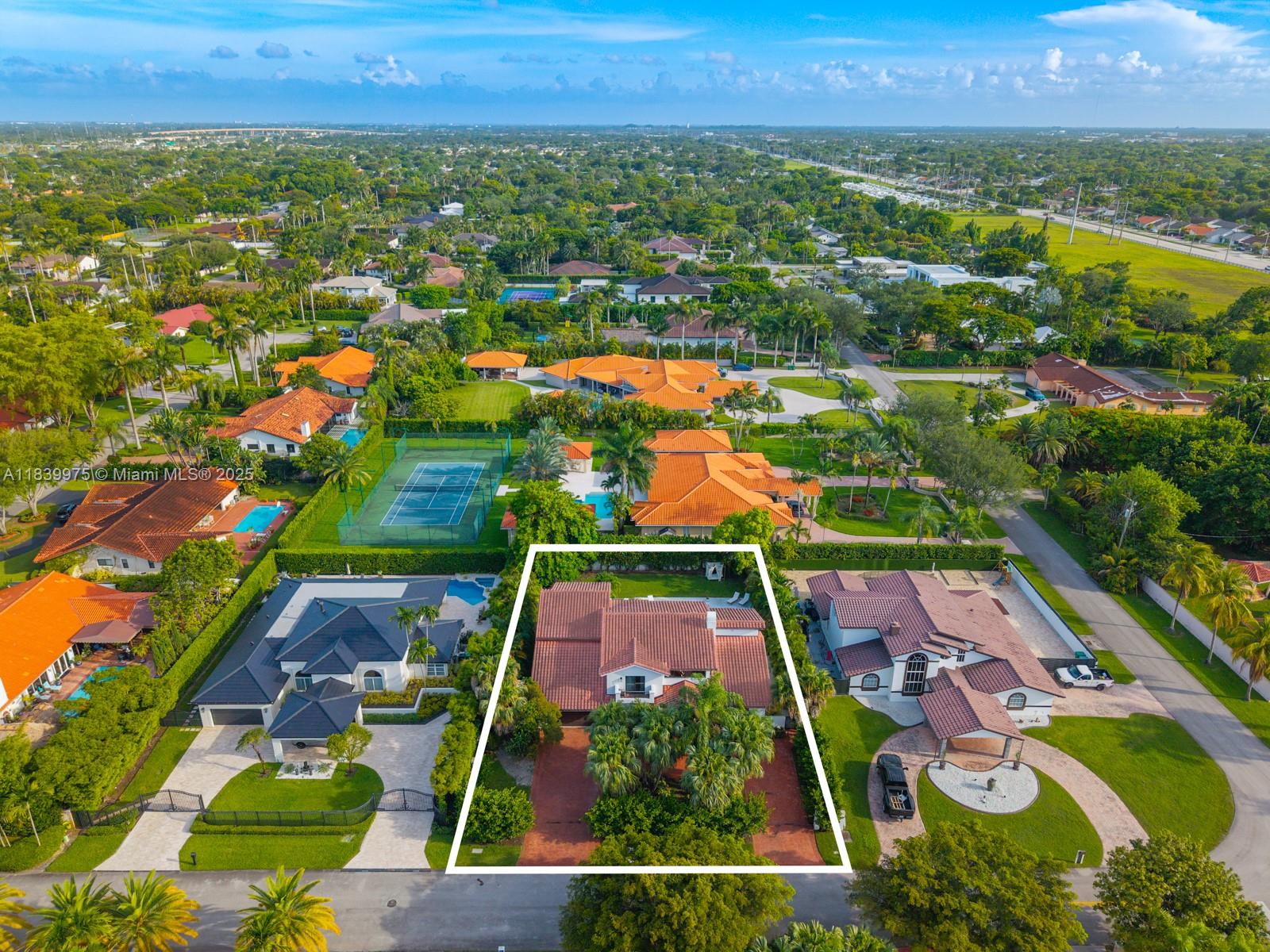 12480 Southwest 97th Street Miami, FL 33186 - Photo 9 of 64 an aerial view of residential houses with outdoor space