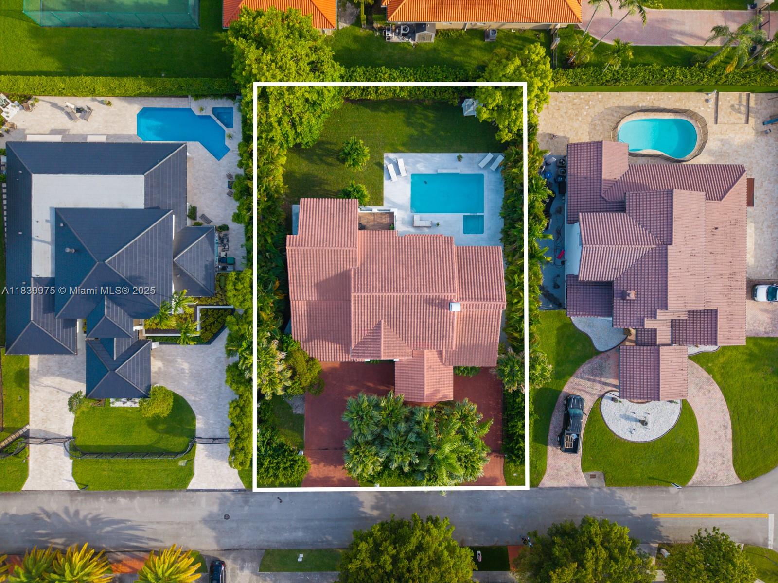 12480 Southwest 97th Street Miami, FL 33186 - Photo 10 of 64 an aerial view of house with a yard
