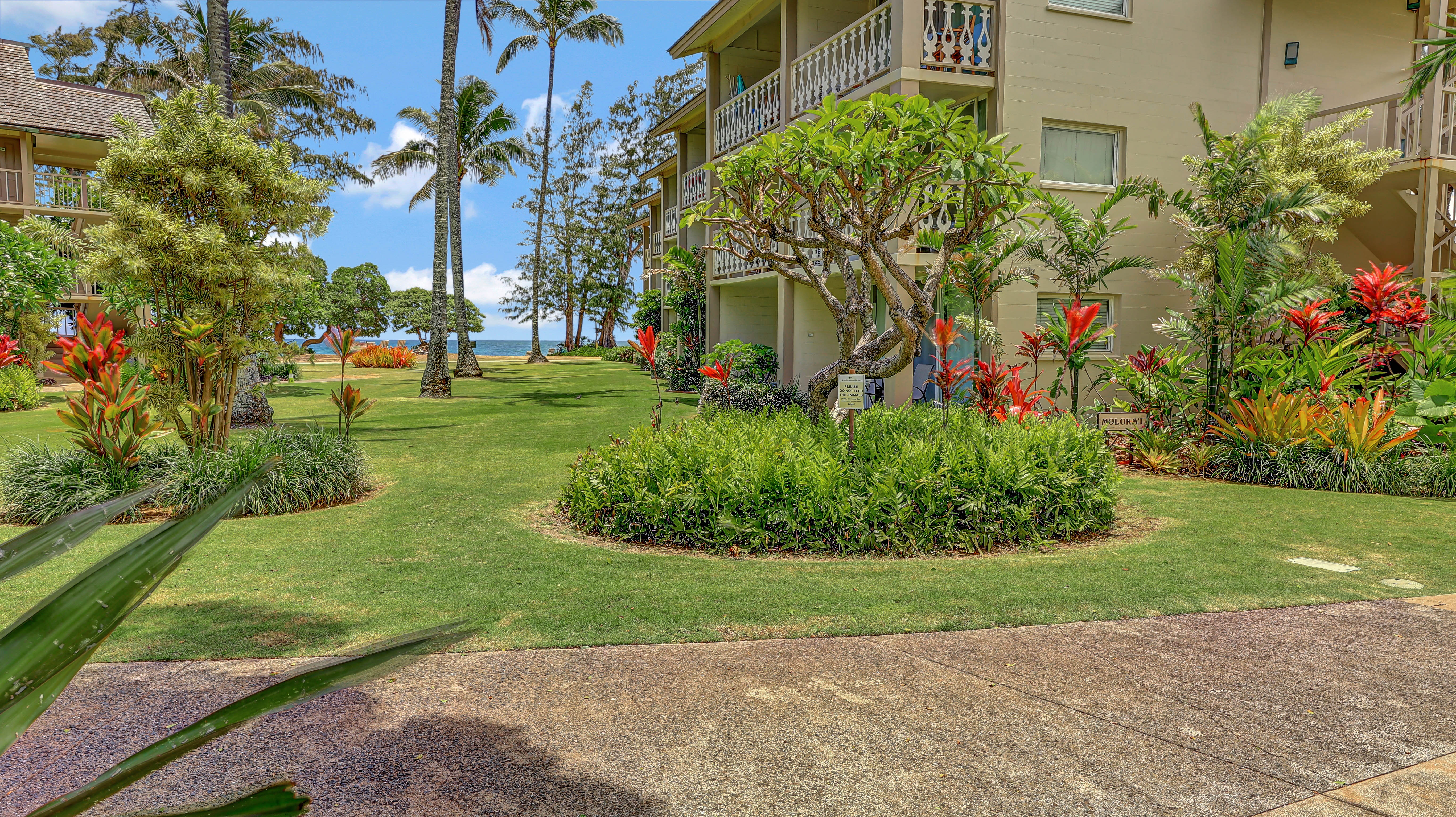 440 Aleka Place, Unit 256 Kapaa, HI 96746 - Photo 19 of 27 a view of a garden with a building