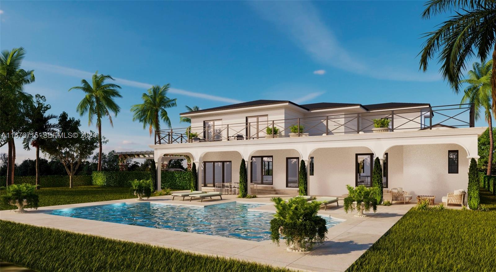 6080 Alton Road Miami Beach, FL 33140 - Photo 1 of 11 a front view of a house with garden and porch