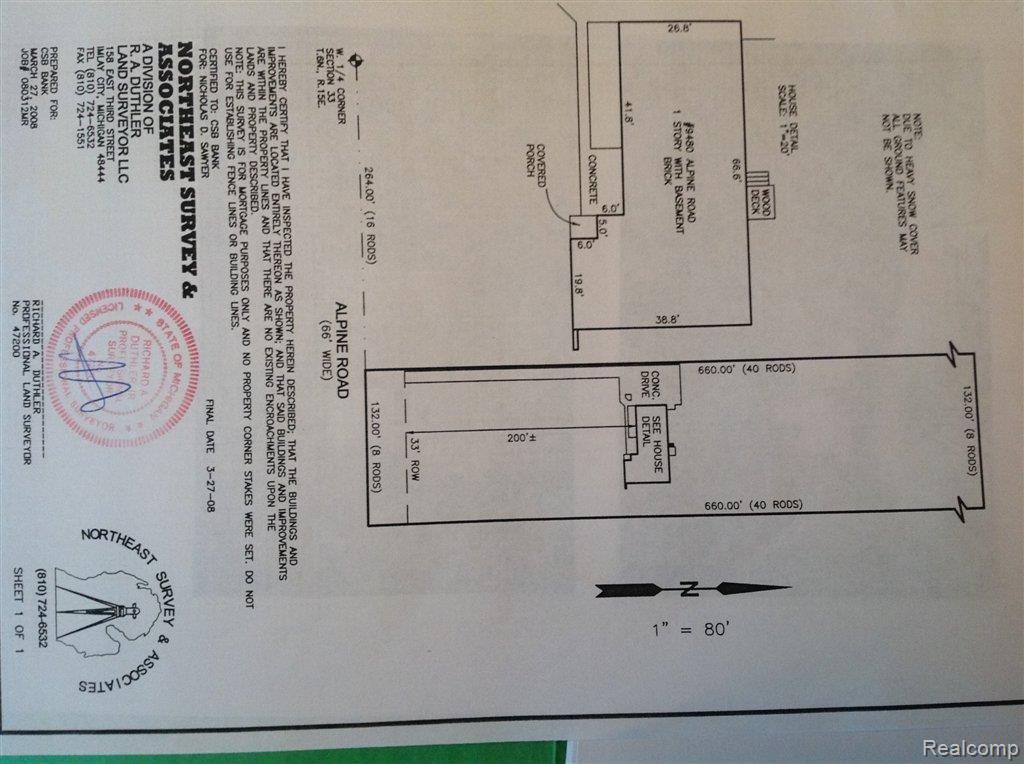 9480 Alpine Road Goodells, MI 48027 - Photo 3 of 16 plot details.JPG