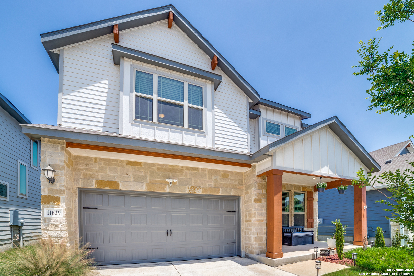 11639 Folsom Pass San Antonio, TX 78245 - Photo 1 of 1 a view of a house with a garage and balcony