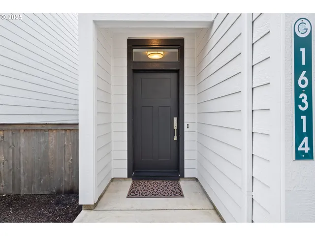 a view of a entryway door of the house