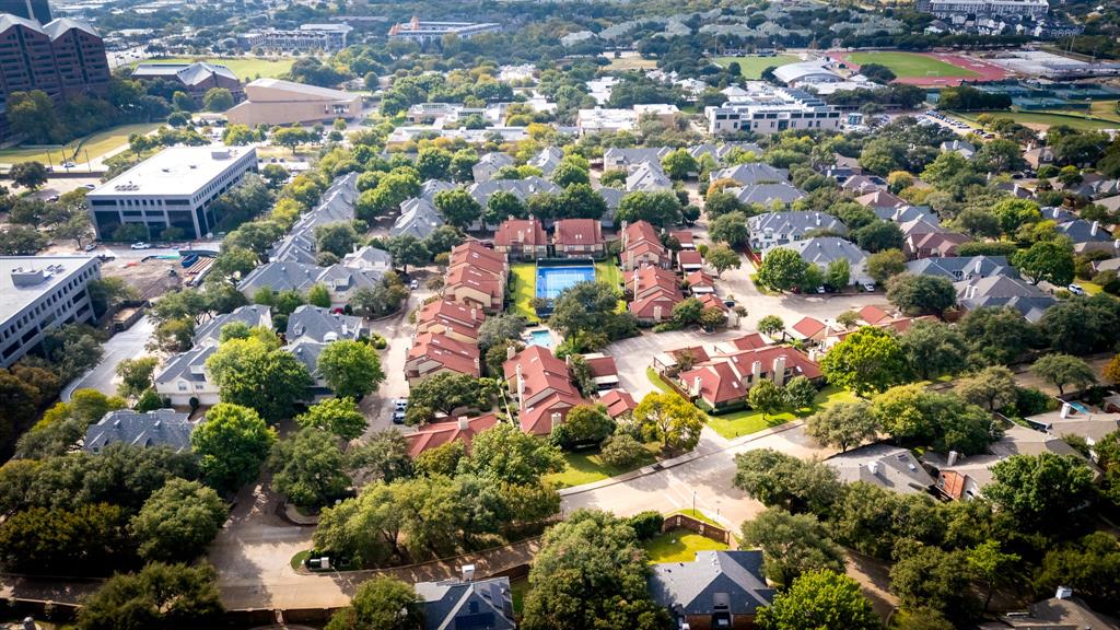 4130 Proton Drive, Unit 13A Addison, TX 75001 - Photo 38 of 40 Aerial perspective of suburban area
