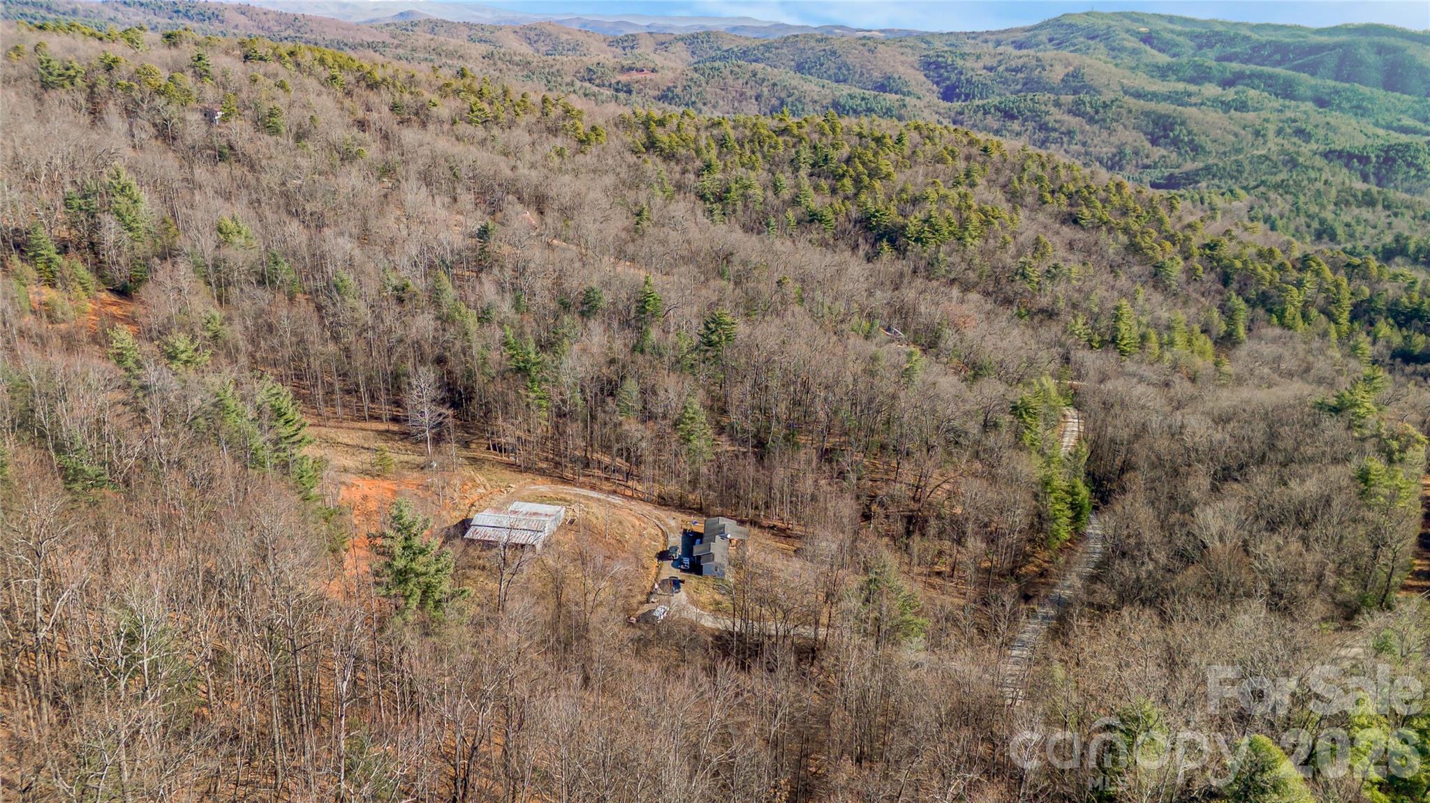 910 Summit Ridge Road Purlear, NC 28665 - Photo 16 of 17 a view of a field with trees in the background